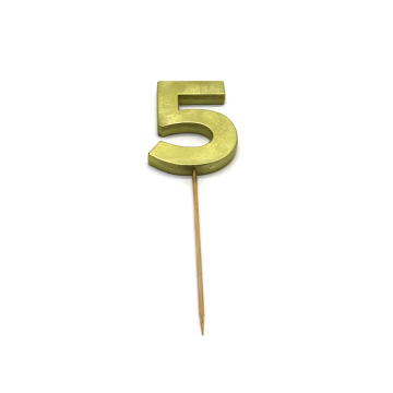 Big Size Metallic Birthday Number Candle Wholeslae