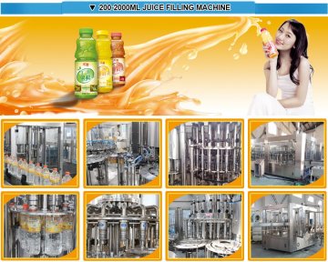 Washing, Filling, Sealing 3-in-1 Automatic Juice Bottling Machine