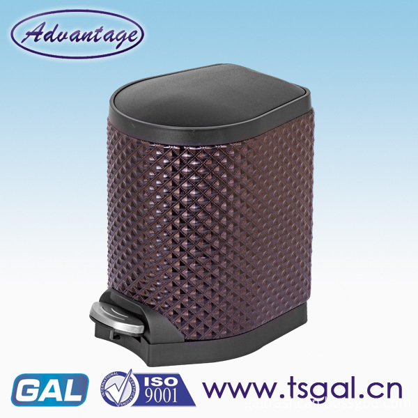 PU leather material waste bin