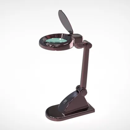 2024 New LED Lighted Magnifying Glass Table Lamp for High Vision Reading