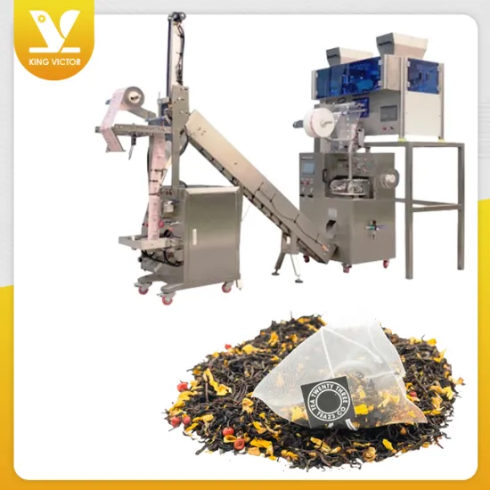 KV Automatic Triangle Tea Bag Packing Machine for Inner and Outer Bags