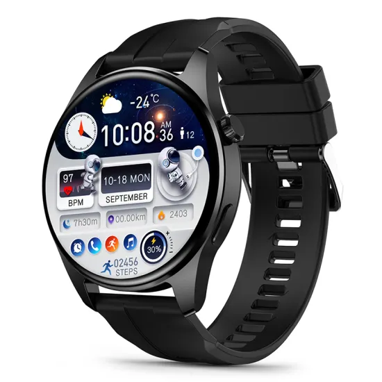 2023 Newest Men's Professional Sports Smart Watch with Compass and Bluetooth Calling, AMOLED Display, HK4hero