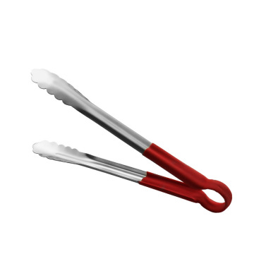 Thickened Stainless Steel Silicone Steak Tongs - Multifunctional Colorful Kitchen Tool