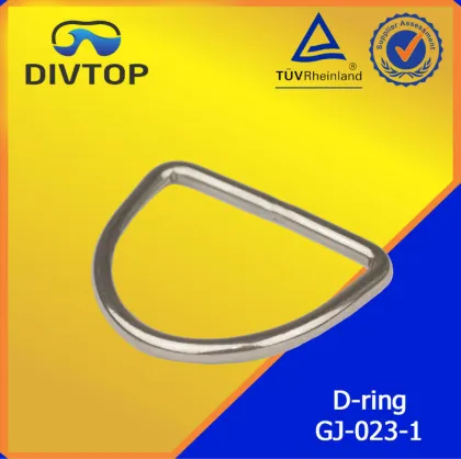 D shape Ring D-ring metal d-ring for bags