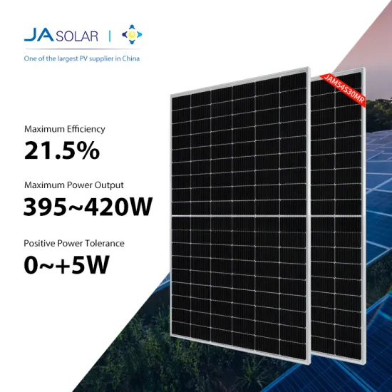 JA Solar High-Power Solar Panels: 395W, 400W, 405W, 410W, 415W, and 420W Modules for Renewable Energy Solutions