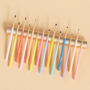 Nail Art Brush Set: Kolinsky Acrylic Powder Brush for UV Gel Painting