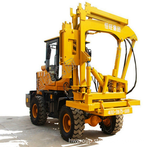 Hydraulic Guardrail Post Pile Driver