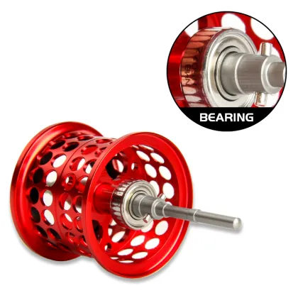 LETOYO Micro Aluminum Alloy Spool for DAIWA CC80/ CR80/ CG80/ Bass X Bait Casting Reel