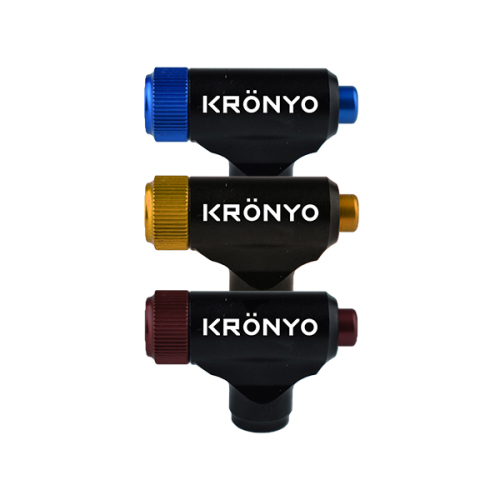 Kronyo CO2 Inflateur à vanne fileté pour Schrader