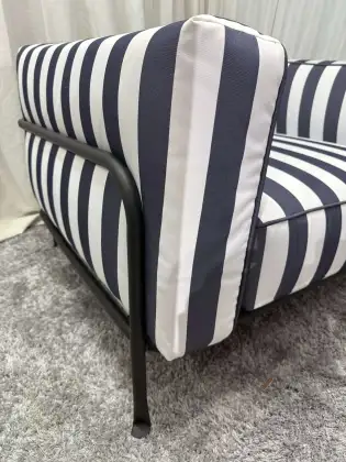 Modern Outdoor Furniture Patio Seating Striped Garden Chair