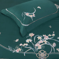 Home 4 peças Conjuntos de cama de estilo europeu confortáveis