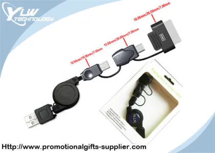 Usb 2.0 Apple Iphone Accessories Mains Usb Cable Connectors For Htc , Samsung