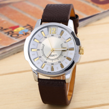 Men Business Luxuury Leather Wristband Watch