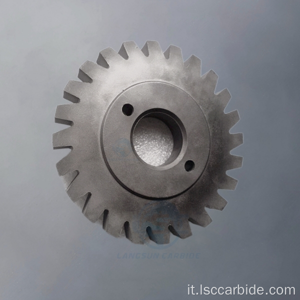Lama di scivolone circolare in carburo di tungsteno