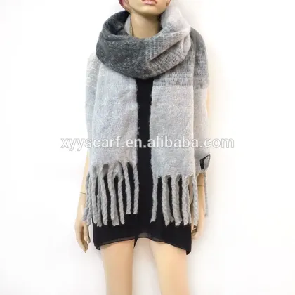 new design fashion ladies acrylic winter h&m scarf