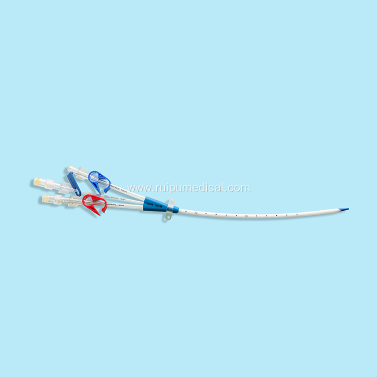 Single Double Triple Lumen Disposable Hemodialysis Catheter