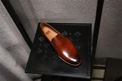 Leather Men′ S Business Breathable Trendy Casual Shoes