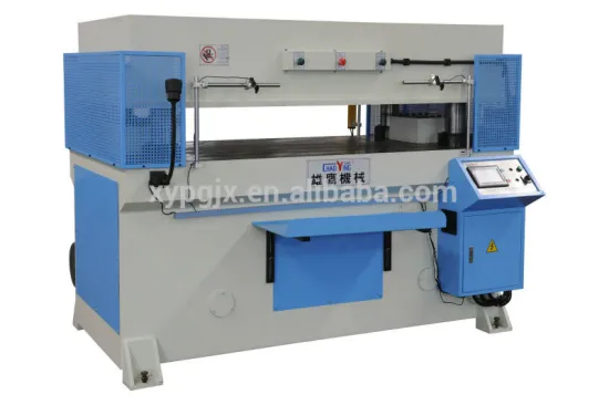 precision four column PLC floor material die cutting machine