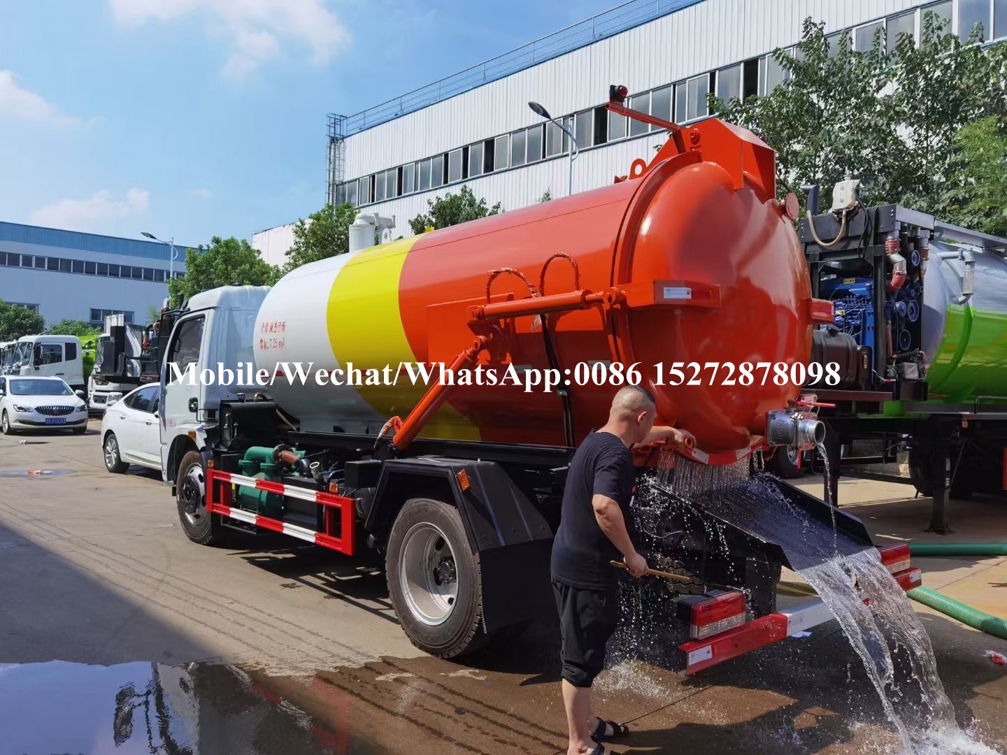 Dongfeng 5m3 Sewage Truck (5)