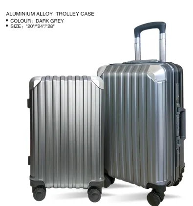 Aluminum Trolley Suitcase Luggage Case