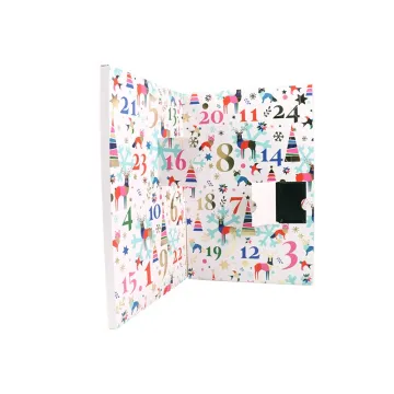 Advent Calendar Boxes For Chocolate candy Custom Logo