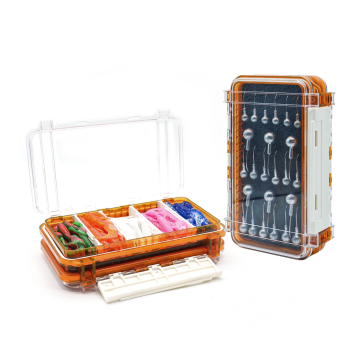 Waterproof Safety Fishing Tackle Box: Customized ABS Plastic Low Price Lead Headed Fish Hook Box