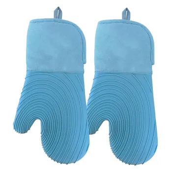 Silicon Gloves with Heat-Resistance, Cotton Lining, and Custom Printing: The Latest Kitchen Mitt Design for Enhanced Cooking Experience