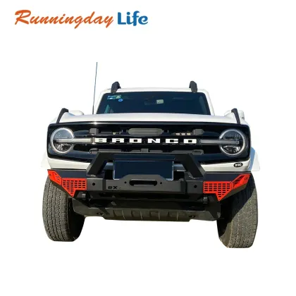 Complete Front Bumper Accessories for Ford Bronco Bass Model 2022