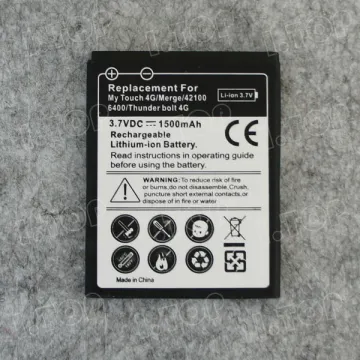 For HTC thunderbolt 4G battery,3.7V 1500mAh, Made in china