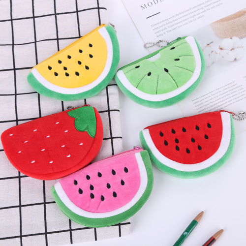 Tampon Storage Bag Cosmetic Earphone Organizer Watermelon Orange Starwberry Purse Coin Key Holder Women Travel Napkin Zipper Bag