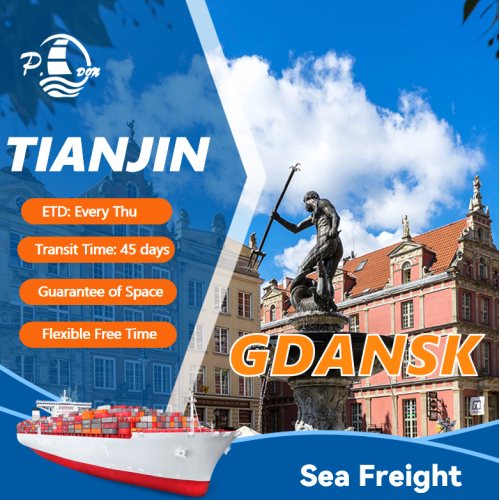 Envio de Tianjin para Gdansk