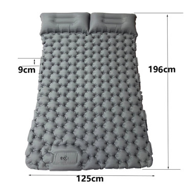 Lightweight Moisture-Proof Polyester Inflatable Camping Mattress Pad for Two