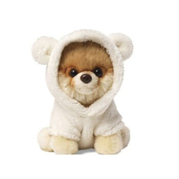 Artificial pajamas puppy teddy plush toy decoration