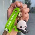Брелок из мягкого ПВХ с рисунком бамбуковой панды