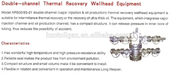 Double Channel Thermal Recovery Wellhead & X-mas Tree
