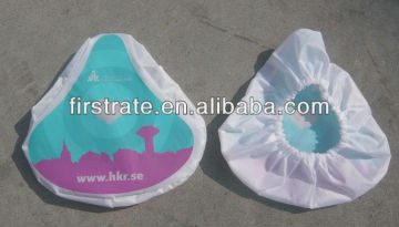 Antidirt and waterproof advertising bicycle seat cover