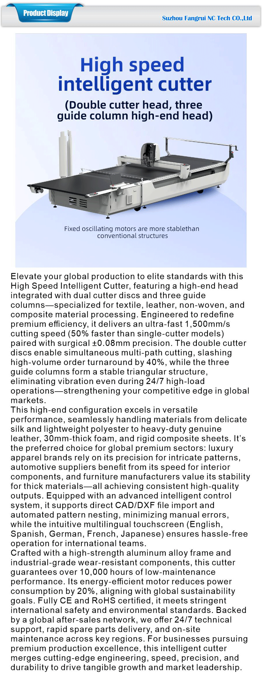 High-speed Cutting Machine -xiangqing1-FR021