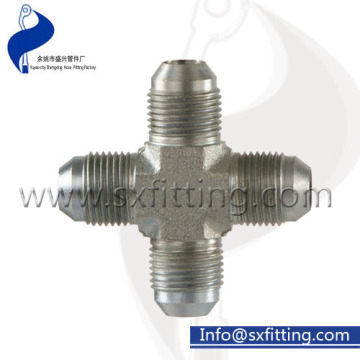 Hydraulic 37 flare Cross /Fitting