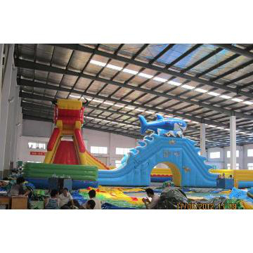 2014 hot sale high quality inflatable water slide