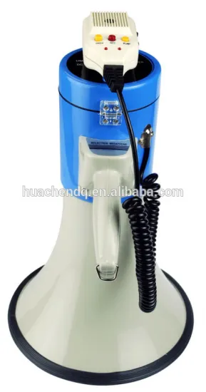 portable abs plastic megaphone with siren and record