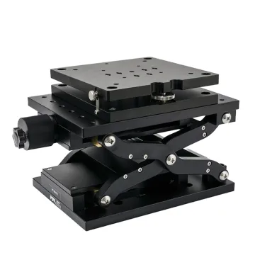 PT-QX148+PT-SD412 Manual Lifting Tilt Displacement Table Combination Adjustment Table