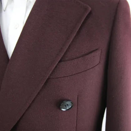 China coat Provide Unique Design vendor long overcoat men winter men wool coat