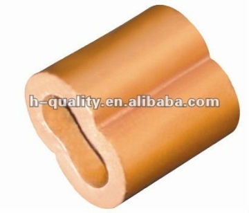 Copper Hourglass rope ferrule