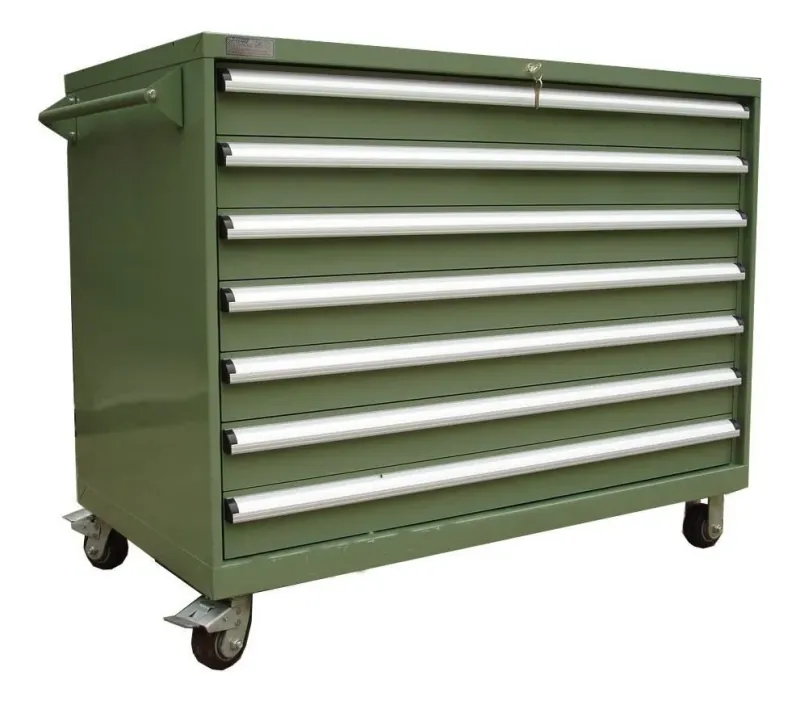 Heavy-Duty Tool Chest Workbench with Rolling Trolley Drawers