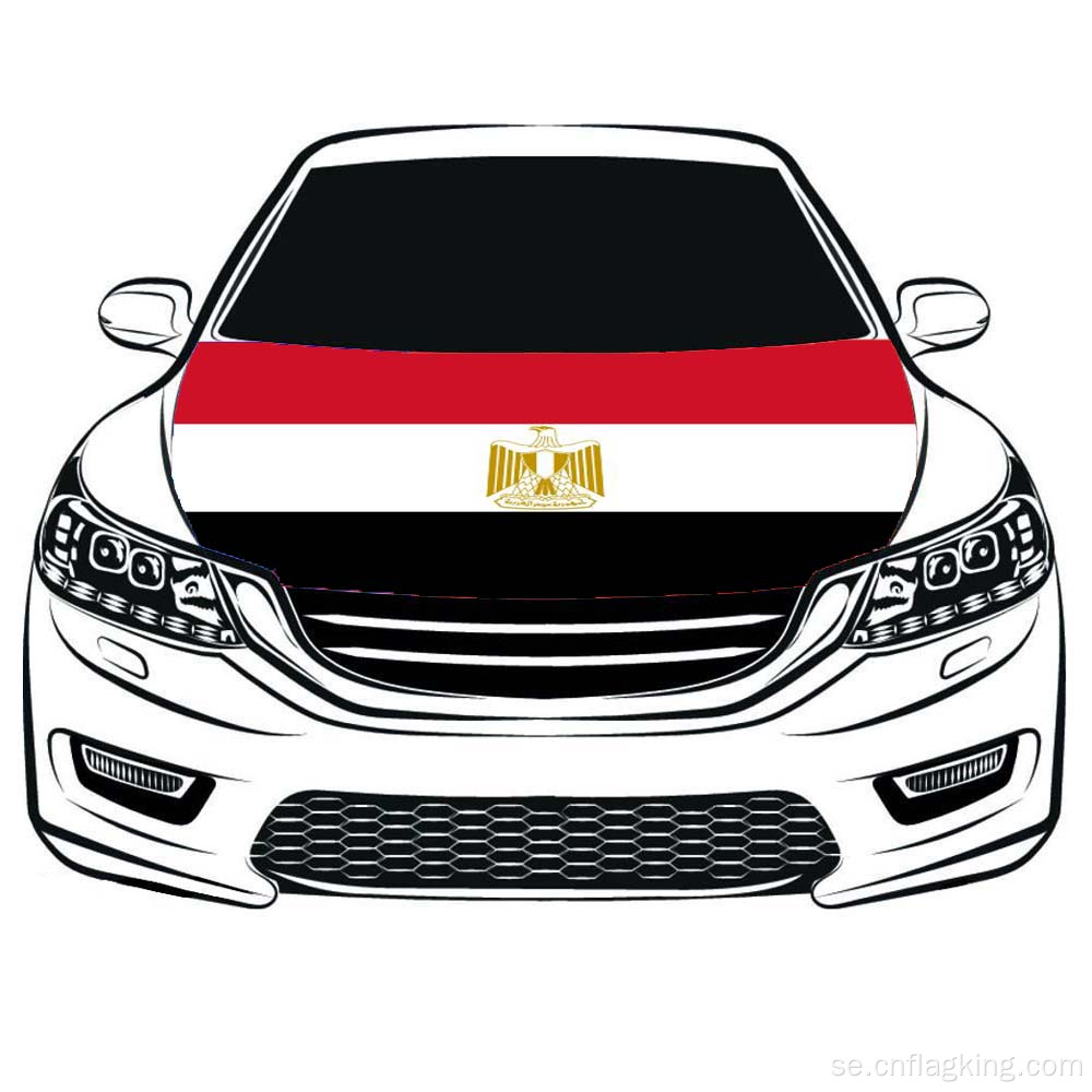 Världsmästerskapet Arabrepubliken Egypten Flagg Car Hood flagga 100 * 150cm