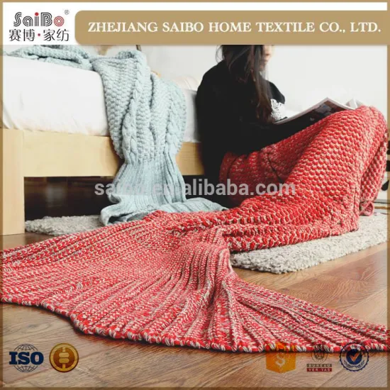 wholesale superior soft warming blanket mermaid tail