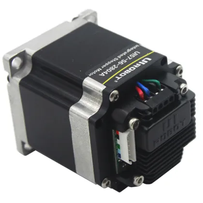 QE based closed-loop control microstep motor controller