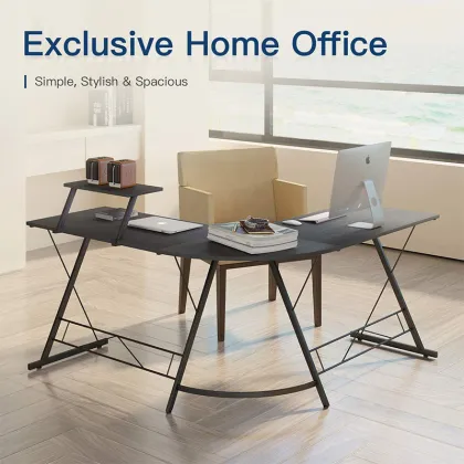 Northern Europe Minimalist L-shaped Desktop Computer Desk
