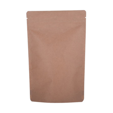 Taille personnalisée en papier kraft doypack compostable en stock