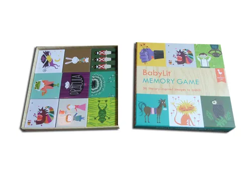 Printing Playing Kids Memory Cards Toy